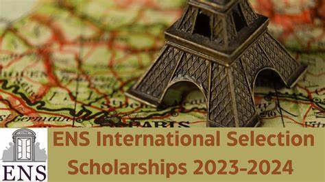 2024/2025 ENS International Selection Scholarships for master Students (France)